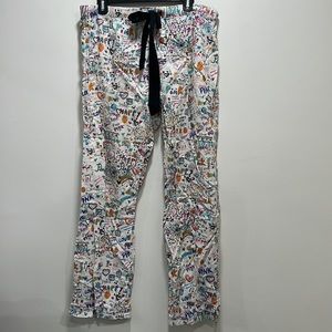 PINK by Victoria's Secret Grifitti Lounge Pajama Pants Size Medium